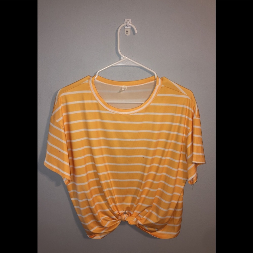 Yellow Striped T-Shirt | Small